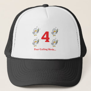 Casquette 12 jours quatre oiseaux appelant