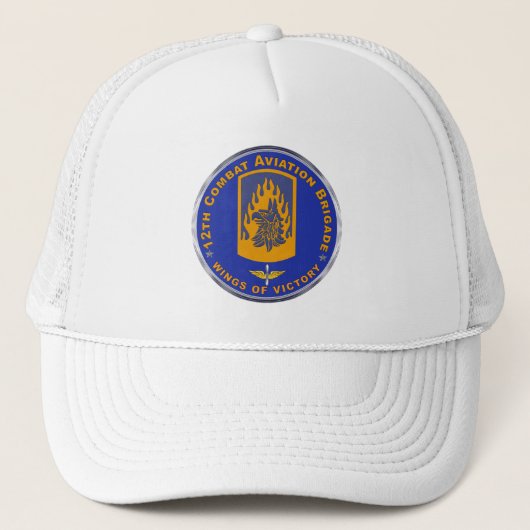 Casquette 12e brigade d'aviation de combat CAB (Devant)