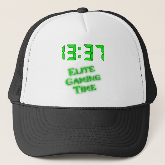 Casquette 1337 Temps de jeu (Devant)