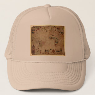 Casquette 1633 diagramme de Portolan d'océan d'Atantic -