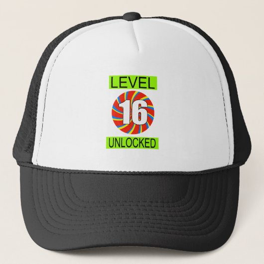 Casquette 16e anniversaire Jeu d'ordinateur (Devant)