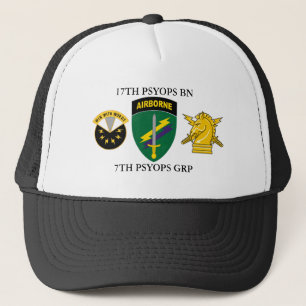 CASQUETTE 17E GROUPE PSYOPS BATTALION 7E GROUPE PSYOPS