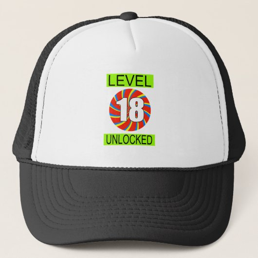 Casquette 18e anniversaire Jeu d'ordinateur (Devant)