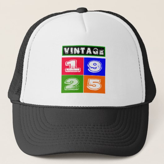 Casquette 1925 conceptions d'anniversaire (Devant)