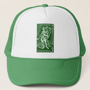 Casquette 1958 Jardinage + Timbre d'horticulture