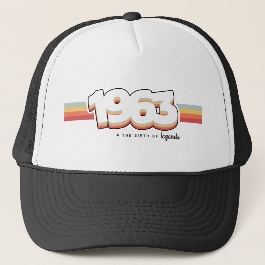 Casquette 1963 La naissance des légendes (Devant)