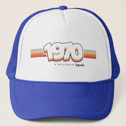 Casquette 1970 La naissance des légendes (Devant)