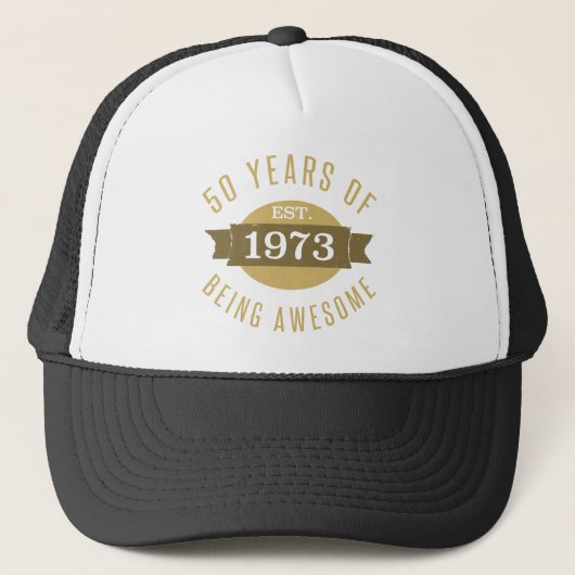 Casquette 1973 Magnifique 50e anniversaire (Devant)