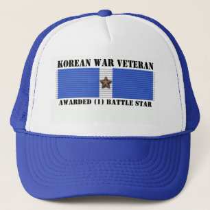 CASQUETTE 1 ÉTOILE DE BATAILLE VÉTÉRAN DE GUERRE CORÉENN