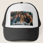 Casquette 1 photo et texte intégral - Paysage horizontal (Devant)