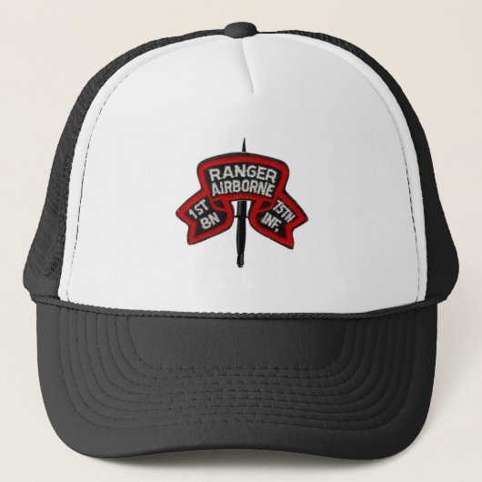 CASQUETTE 1ER BN (RANGER) 75E INFANTERIE (Devant)