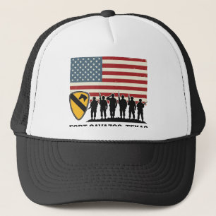 Casquette 1ère Division de Cavalerie Fort Hood Vintage Sh Mi