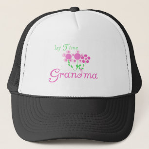 Casquette 1ère Fleurs Grandma-Rose
