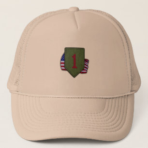 Casquette 1re division d' infanterie anciens combattants vie
