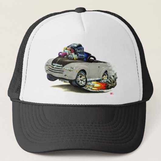 Casquette 2003-06 convertible Argent-Noir de SSR (Devant)