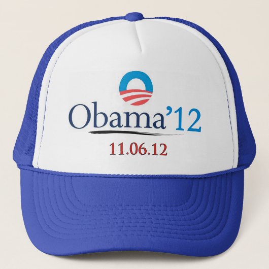 Casquette 2012 classique de camionneur d'Obama (Devant)