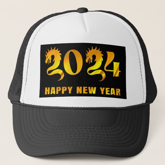 CASQUETTE 2024 HEUREUSE NOUVELLE ANNÉE (Devant)