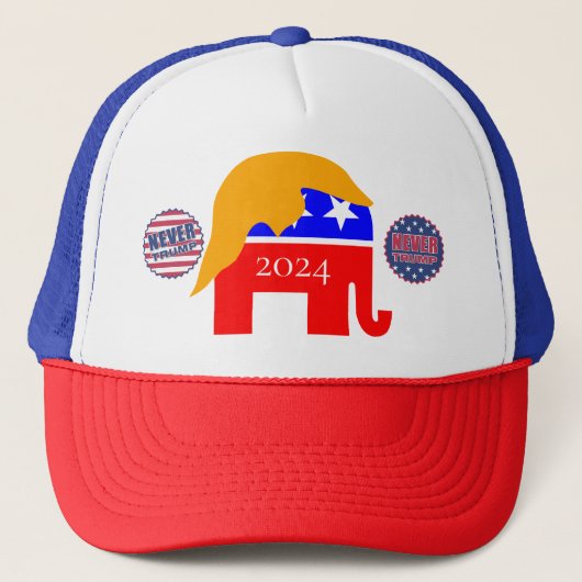 Casquette 2024 Jamais Trump Thunder_Cove (Devant)