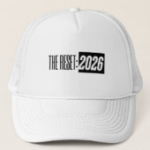 Casquette 2026 – Bold Minimal Typography Hat (Devant)