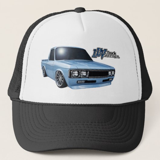 Casquette 2026 Luv Truck Garage Trucker Hat with  Blue Luv (Devant)