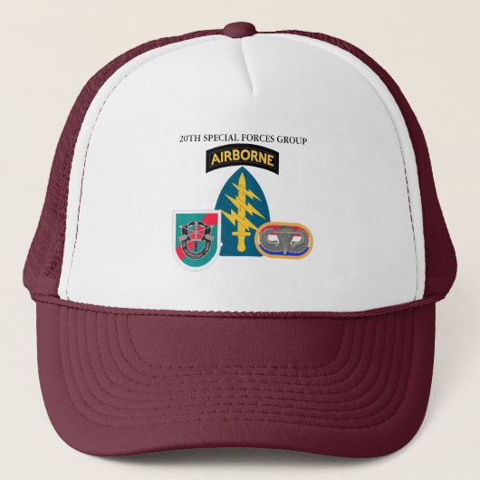 CASQUETTE 20E GROUPE DES FORCES SPÉCIALES (Devant)