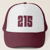 Casquette 215 Philly Area Code (Devant)
