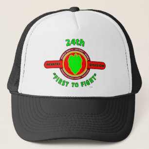 Casquette 24ème DIVISION d'INFANTERIE "D'ABORD POUR