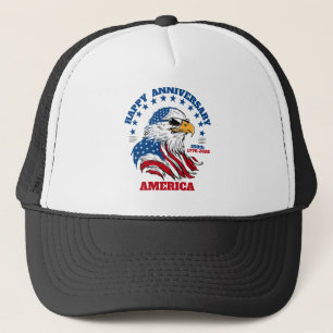 Casquette 250e anniversaire d'Amérique 4 juillet