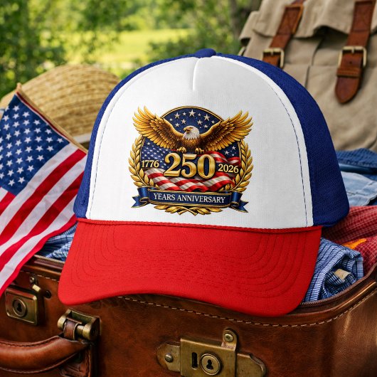 Casquette 250th USA Anniversary Eagle Emblem