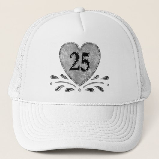 Casquette 25e anniversaire - Argent (Devant)