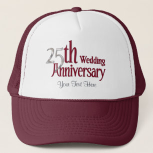 Casquette 25e anniversaire d'argent et de Bourgogne