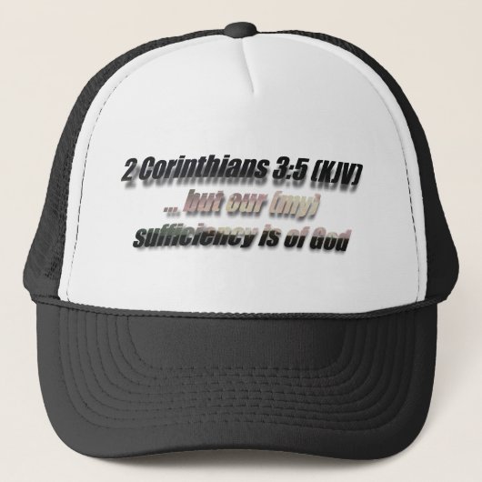 Casquette 2 Cor 3,5 (Devant)