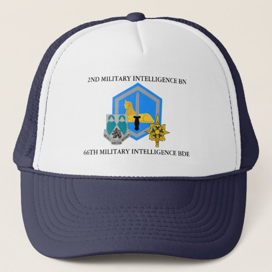CASQUETTE 2E INTELLIGENCE MILITAIRE BN 66E M I BDE  (Devant)
