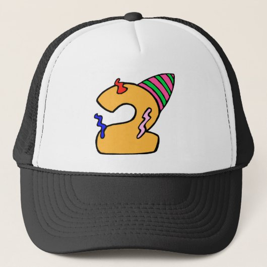 Casquette 2ème Fête d'anniversaire (Devant)