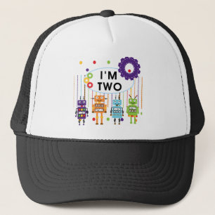 Casquette 2èmes T-shirts et cadeaux d'anniversaire de robot