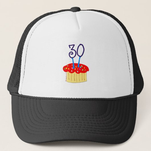 Casquette 30e anniversaire Cupcake (Devant)