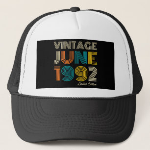 Casquette 30e anniversaire Vintage juin 1992 Edition limitée