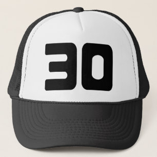 Casquette 30e fête d'anniversaire