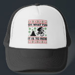 CASQUETTE 35<br><div class="desc">Oh What Fun It Is To Ride Bicycle Christmas ride,  Bicycle,  vélo,  noël,  appariement,  famille,  joyeux,  noël,  2021,  xmas,  heureux,  nouvelle année,  2022 Noël 2021 Correspondant famille pyjamas</div>