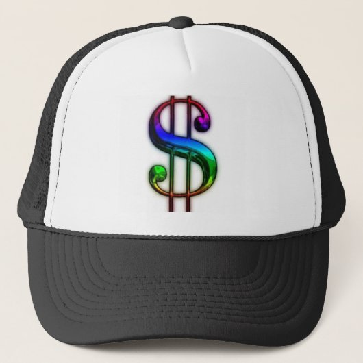 CASQUETTE #3 DE CAMIONNEUR DE SYMBOLE DOLLAR DE (Devant)