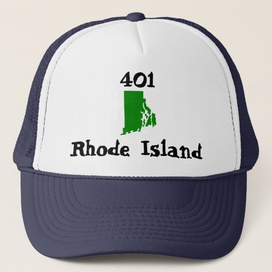 Casquette 401, indicatif régional de Rhode Island (Devant)