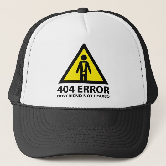 Casquette 404 Erreur Boyfriend introuvable (Devant)