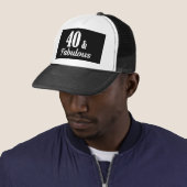 Casquette 40e anniversaire 40 et fabuleux (En situation)