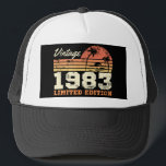 Casquette 40th Birthday Retro Vintage 1983 Limited Edition<br><div class="desc">40th Birthday Retro Vintage 1983 Limited Edition</div>