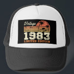 Casquette 40th Birthday Retro Vintage 1983 Limited Edition<br><div class="desc">40th Birthday Retro Vintage 1983 Limited Edition</div>