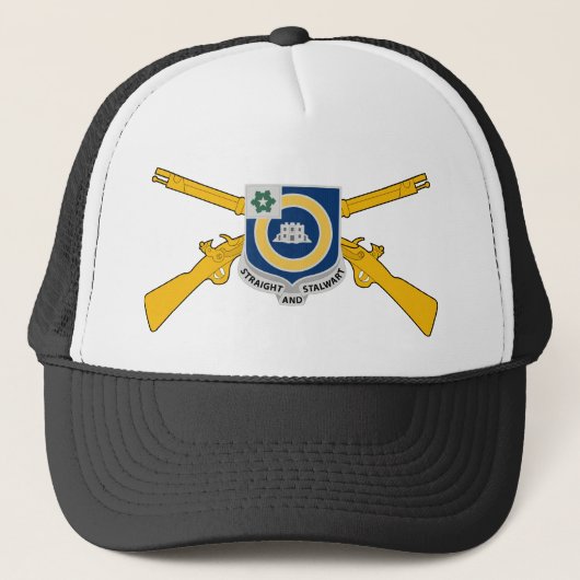Casquette 41e Régiment d'infanterie avec fusils d'infanterie (Devant)