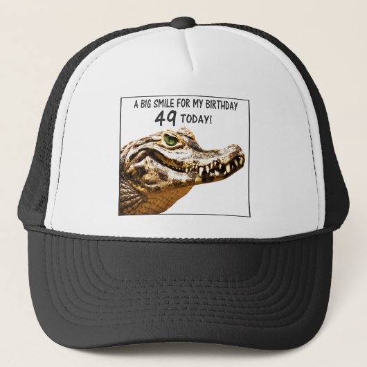 Casquette 49e anniversaire Alligator Smile (Devant)