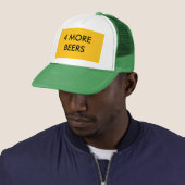 Casquette 4 bières de plus (En situation)