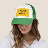 Casquette 4 bières de plus (En situation)