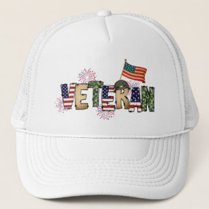 Casquette 4 juillet chapeau de camion pour vétérans
